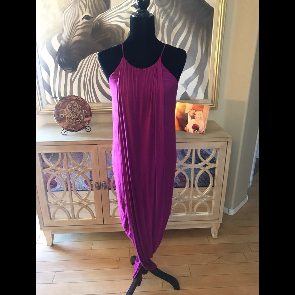 Indulge 💜 Purple Drape Dress - Picture 2 of 7